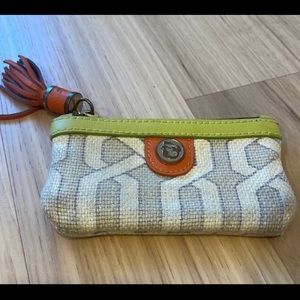 EUC Spartina 449 zip coin pouch